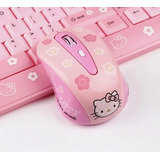 Lindo Mouse Inalambrico De Hello Kitty Aaa Gatita Sanrio