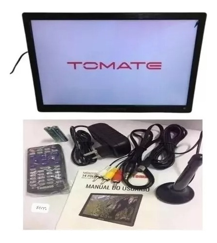 Tv Portátil 14  Pol Bateria Integrada Hdmi \antena 110-230v