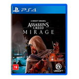 Jogo Assassin's Creed Mirage Ps4 Físico Lacrado Envio Rápido