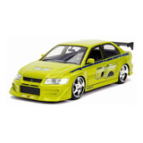 1/24 Brian Mitsubishi Lancer Rapido Y Furiosos Jada Verde