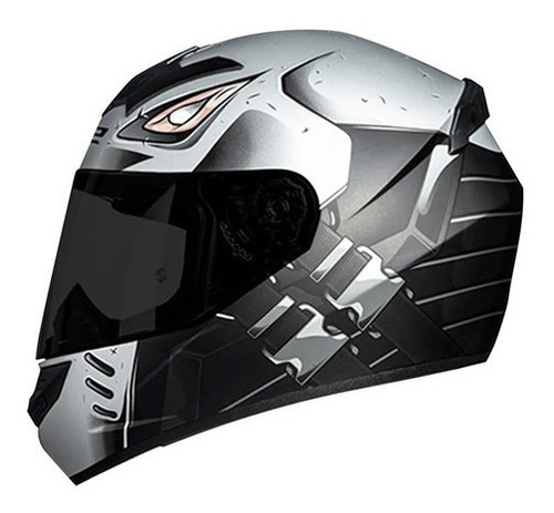 Casco Cerrado Ls2 Rookie Stroke Negro / Gris Mate