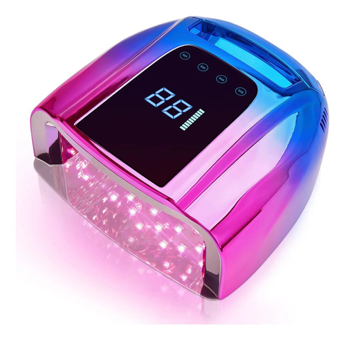 Lámpara De Manicura Uv Led Recargable De 96w 42led