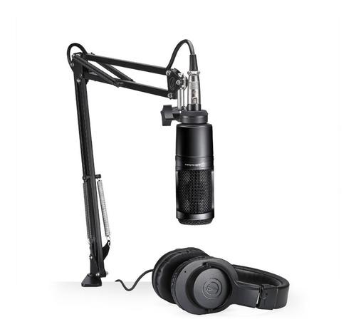 Audio Technica At2020pk Pack Auricular Mic Boom