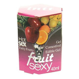 Gel Comestível Excitante Fruit Lubrificante Tutti Frutti Int