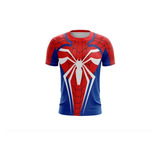 Playera Sublimada  Spiderman Ps4 Juego Tallas Extra