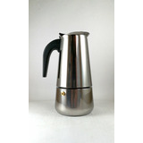 Cafetera Moka De Lujo 400ml (9 Tazas) En Acero Inoxidable