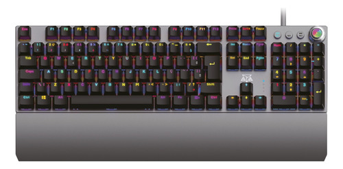 Teclado Mecanico Gamer Para Pc Usb Abnt2 Adamantiun Rainbow