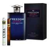 Tommy Freedom Sport 100ml Caballero +perfume Cuba 35ml