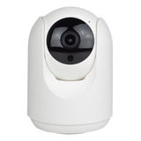 Câmera Segurança Wifi Babá Eletrônica Haiz Mini Botz 1080p Alexa E Google Cor Branco