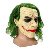 Joker Mascara Cabeza Halloween Látex Payaso Disfraz Guason