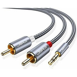 Jsaux Cable Rca A 0.138 in, 6.6 Pies/2m Auriculares Auxili