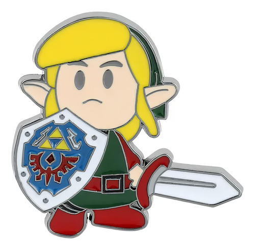 Broche Pin Legend Of Zelda Link Awakening Metal Prendedor