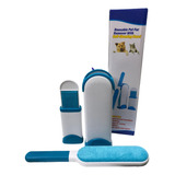 Kit 2 Escovas Mágica Tira Pelo Para Pet Cama Roupas Lr-0168