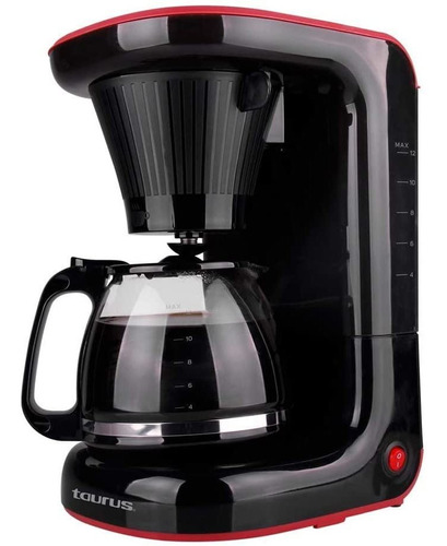 Cafetera D Goteo Filtro Permanente 1.2 L Taurus Velvet Negro