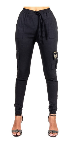 Calça Jogger Feminina Modelo Skinny 