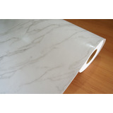 Mármore Branco Carrara Brilhante Sv7-107b Adesivo 1m X 122cm