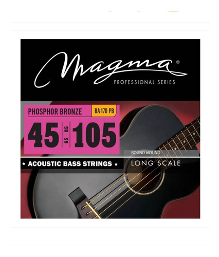 Cuerdas Bajo Electro Acustico Magma Bronze 45/105 8ba170pb