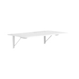 Mesa Dobrável De Parede Para Cozinha 60x45cm  Branco