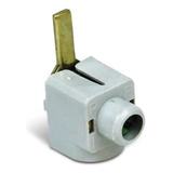 2 Pç Conector Genérico Terminal 25mm P/ Barramento Steck Cor Branco