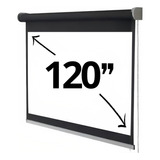 Pantalla Para Proyector 120 Pulgadas Enrollable Techo Pared