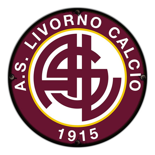 #820 - Cuadro Decorativo - Livorno Calcio Futbol No Chapa 