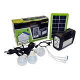 Kit Solar Emergencia Camping 220v Ampolletas 36hrs / 003273