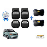 Tapetes Carbon 3d + Par Cojines Chevrolet Matiz 2011 A 2015