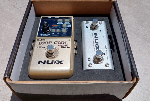 Pedal Nux Loop Core Deluxe + Dual Foot Switch