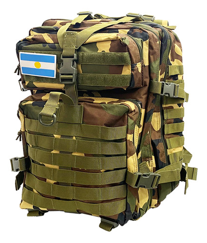 Mochila Tactica Militar Mochilero Camping Trekking 46cm C