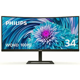 Philips 346e2cuae 346  Curvo Sin Marco, Ultrawide Qhd