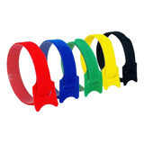 Cinchos Correas De Velcro Bolsa 50pzs 5-colores 10pz X Color