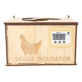 Egg Incubator 9 Smart Pine Wood Termostato Eficiente Agua