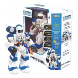 Robot Policia Control Remoto Hi-tech Patrol Xtrem Bots Wabro