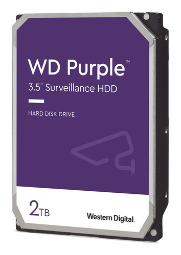 Disco Duro Purple De 2tb / Para Videovigilancia 3 Años Garan