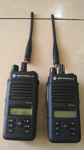 Motorola Dep570e Uhf 2piezas Exelentes Condiciones Fotos Rea