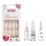 Unha Kiss Stiletto Longo+ Esmaltes Pétala Branca- Lua- Renda