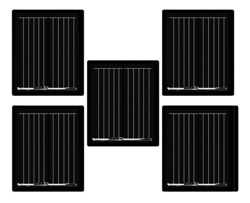 5 X 5 Piezas Tablero Solar Portátil De Batería Diy Banco