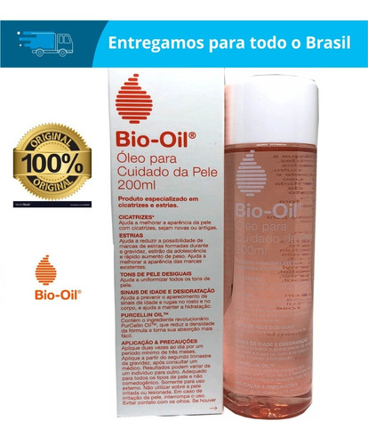 Óleo Corporal Bio-oil Restaurador 200ml Cicatrizes Estrias