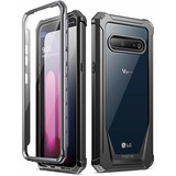 Funda Para LG V60 Thinq Vistas Grises Protector Dual 