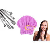 Pack Gorro Cofia Cepillo Hilo Dental Y Limpia Oidos X3 Pzs