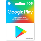 Google Play Store 10 Usd Gift Card Entrega Inmedi + Obsequio