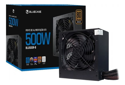 Fonte De Alimentação Bluecase Blu500r-b 500w 80plus Bronze