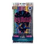 Lapices Metalizados Mooving Hey Metal Xl X 12 Colores