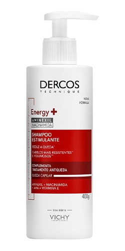 Vichy Dercos Energizante - Shampoo Antiqueda 400ml Energy+