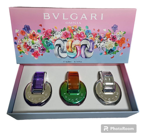 Kit Bvlgari 3x30ml Omnia Miniatura Original 