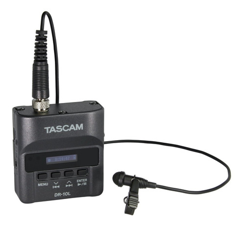 Gravador De Áudio Com Microfone De Lapela Tascam Dr-10l