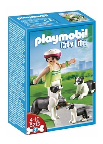 Todobloques Playmobil 5213 Perros Bordier Collies Cachorro