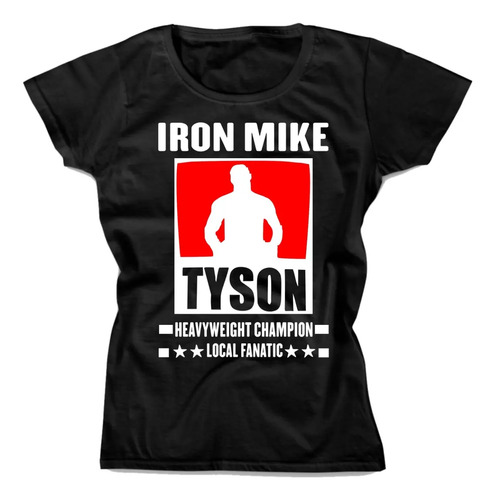 Playera Iron Mike Tyson Heavyweight Champion Hw Champ Mujer