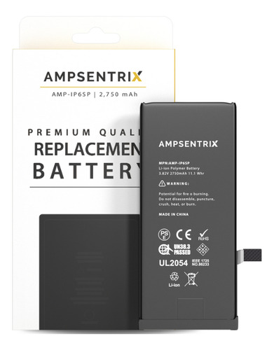Batería Litio Compatible Con iPhone 6s Plus Ampsentrix