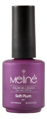 Esmalte De Uñas Color Meliné Semipermanente De 15ml - Pack De 10 Unidades Color Soft Plum